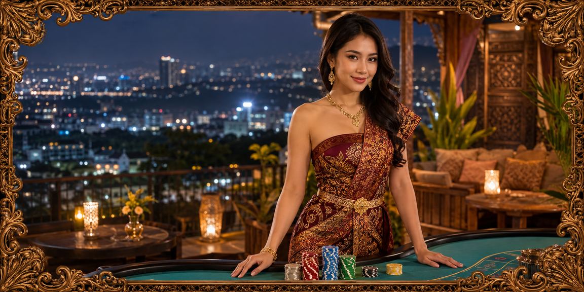 Perempuan muda mendaftar akun baru untuk menikmati bonus permainan online