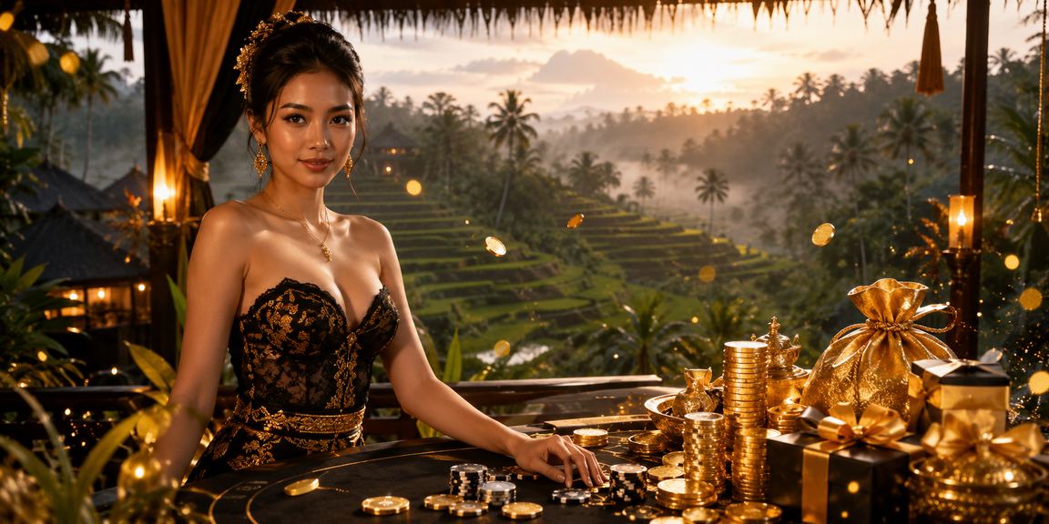 Model menampilkan bonus registrasi menarik di platform online Vietnam